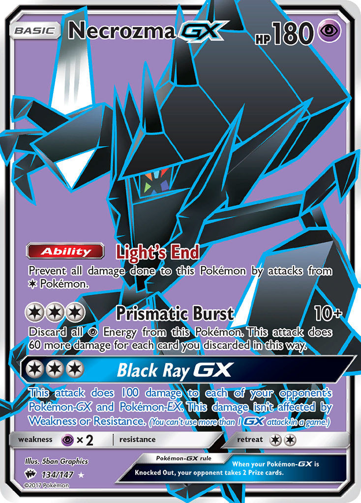 Necrozma GX (134/147) [Sun & Moon: Burning Shadows] | Pegasus Games WI