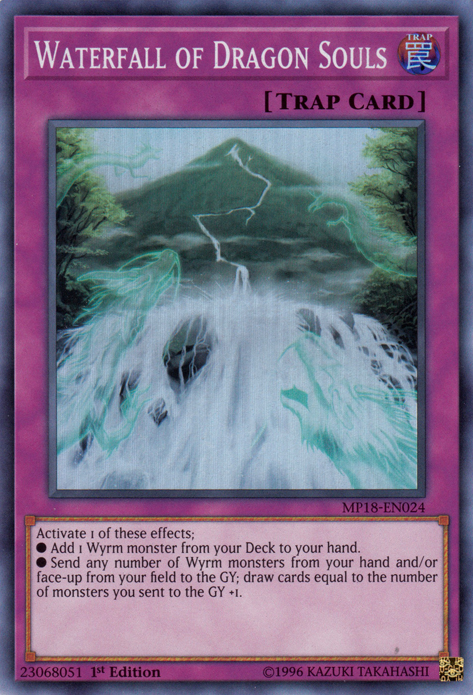 Waterfall of Dragon Souls [MP18-EN024] Super Rare | Pegasus Games WI