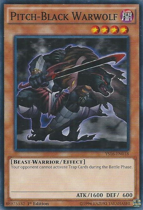 Pitch-Black Warwolf [YS16-EN018] Common | Pegasus Games WI