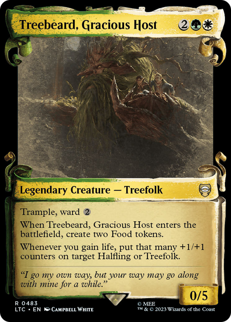 Treebeard, Gracious Host [The Lord of the Rings: Tales of Middle-Earth Commander Showcase Scrolls] | Pegasus Games WI