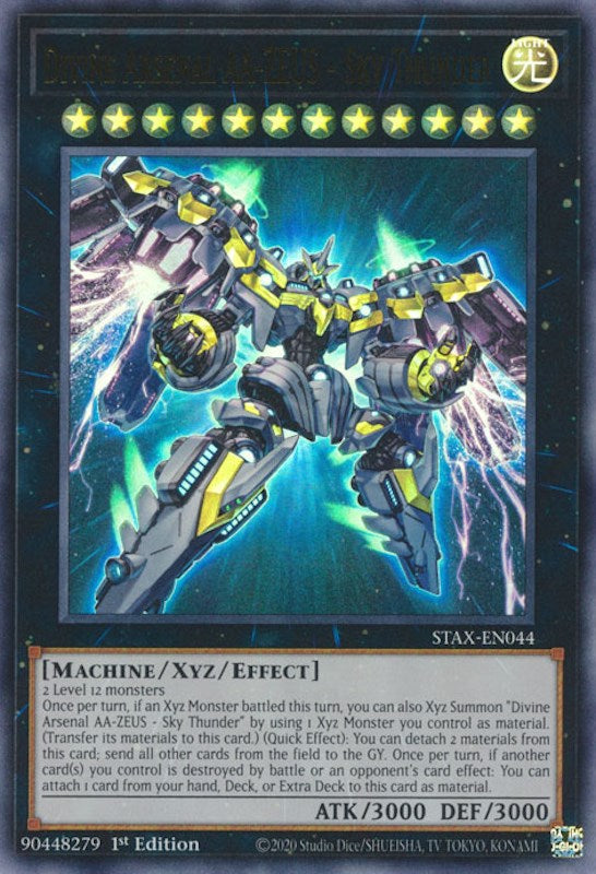 Divine Arsenal AA-ZEUS - Sky Thunder [STAX-EN044] Ultra Rare | Pegasus Games WI