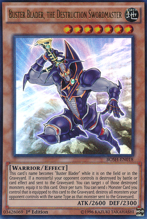 Buster Blader, the Destruction Swordmaster [BOSH-EN018] Ultra Rare | Pegasus Games WI