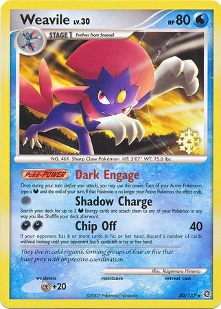 Weavile (40/132) [Countdown Calendar Promos] | Pegasus Games WI