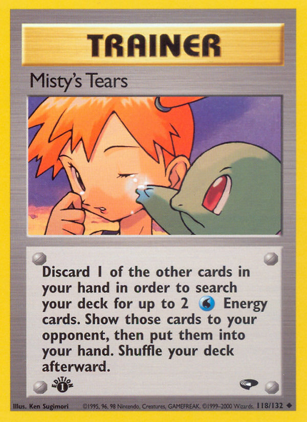 Misty's Tears (118/132) [Gym Challenge 1st Edition] | Pegasus Games WI