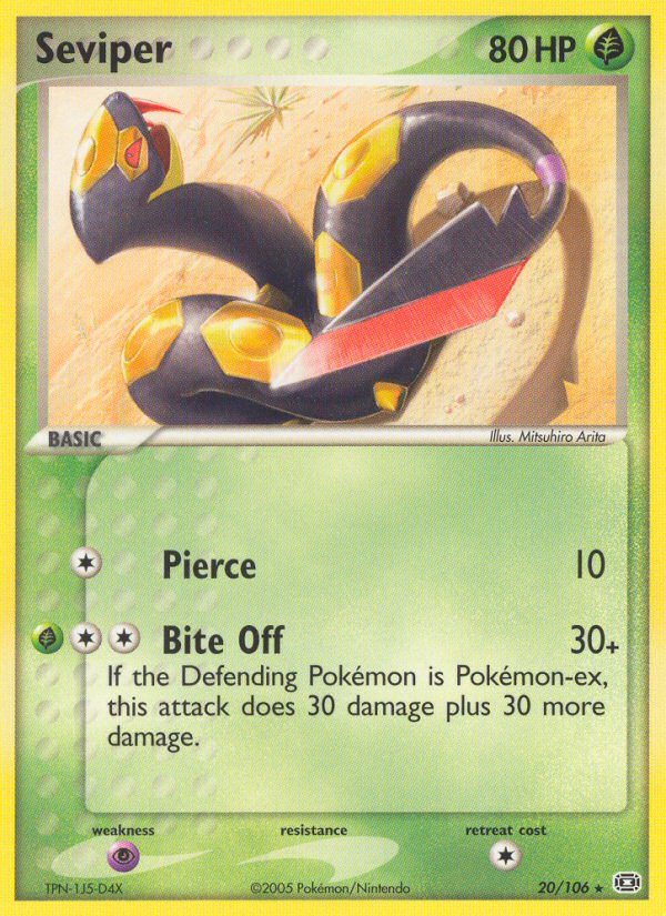 Seviper (20/106) [EX: Emerald] | Pegasus Games WI