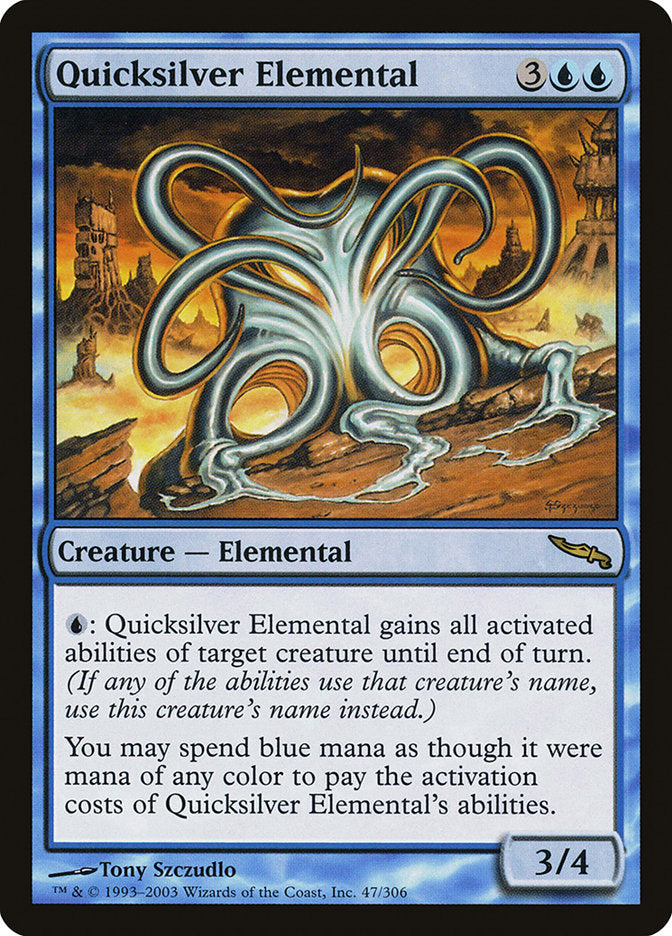 Quicksilver Elemental [Mirrodin] | Pegasus Games WI
