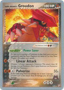 Team Magma's Groudon (9/95) (Magma Spirit - Tsuguyoshi Yamato) [World Championships 2004] | Pegasus Games WI