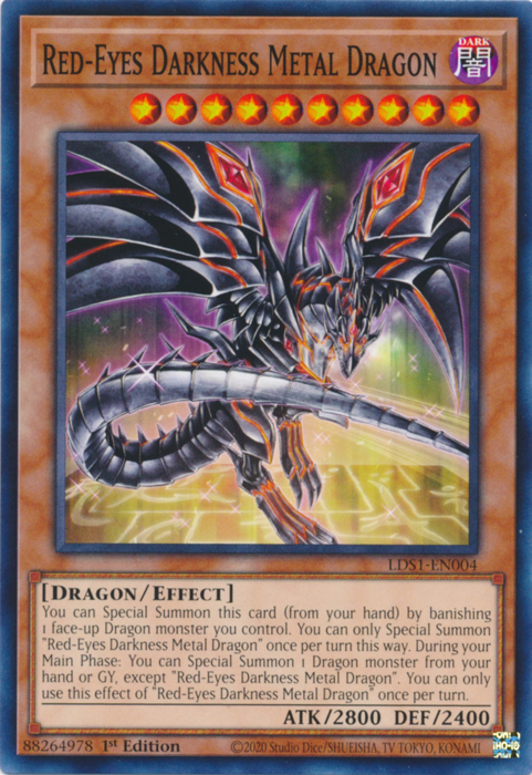 Red-Eyes Darkness Metal Dragon [LDS1-EN004] Common | Pegasus Games WI