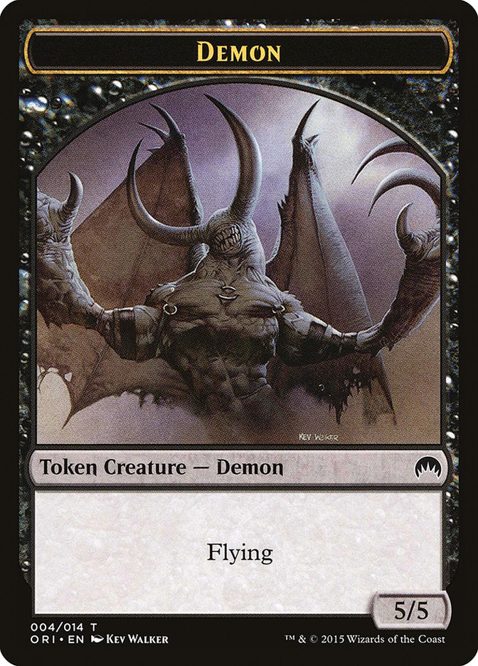 Demon Token [Magic Origins Tokens] | Pegasus Games WI