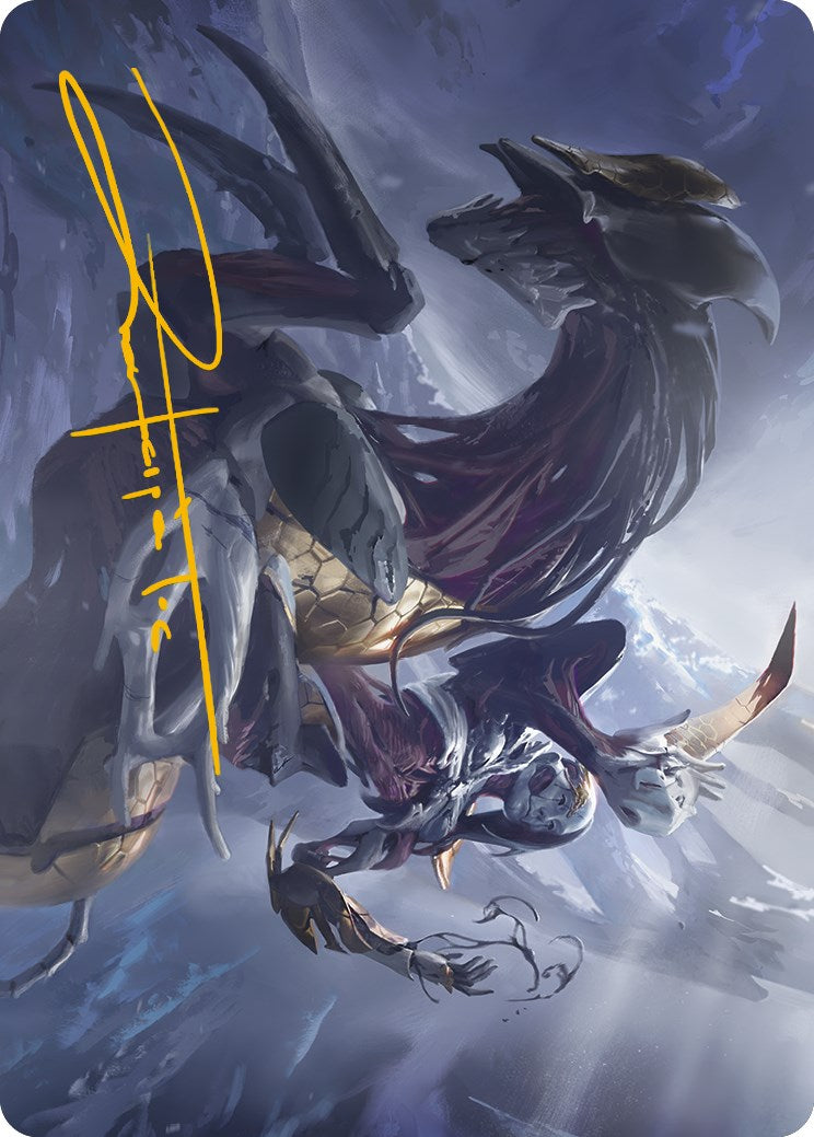 Ria Ivor, Bane of Bladehold Art Card (Gold-Stamped Signature) [Phyrexia: All Will Be One Art Series] | Pegasus Games WI