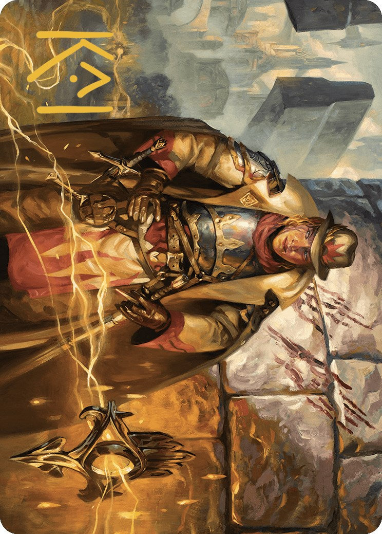 Tenth District Hero Art Card (Gold-Stamped Signature) [Murders at Karlov Manor Art Series] | Pegasus Games WI