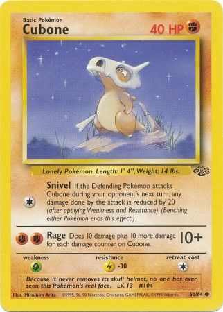 Cubone (50/64) [Jungle Unlimited] | Pegasus Games WI