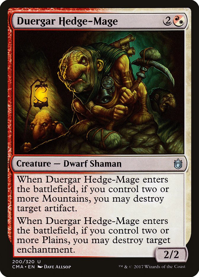 Duergar Hedge-Mage [Commander Anthology] | Pegasus Games WI