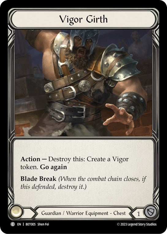 Vigor Girth [BET005] (Heavy Hitters Betsy Blitz Deck) | Pegasus Games WI