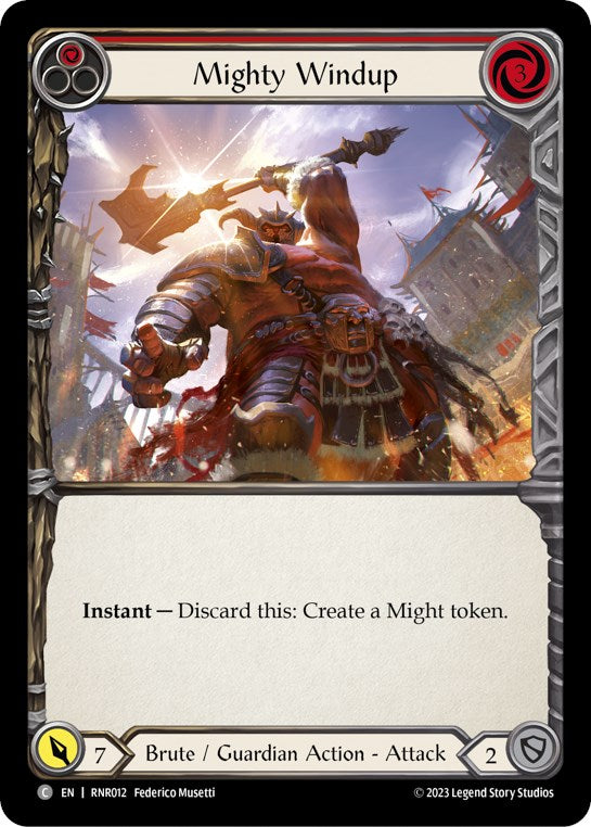 Mighty Windup (Red) [RNR012] (Rhinar Hero Deck) | Pegasus Games WI