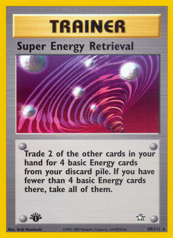 Super Energy Retrieval (89/111) [Neo Genesis 1st Edition] | Pegasus Games WI