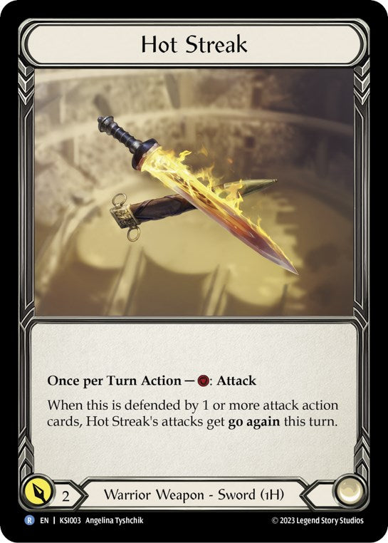 Hot Streak [KSI003] (Heavy Hitters Kassai Blitz Deck) | Pegasus Games WI
