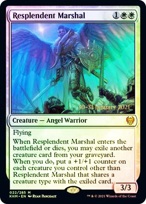 Resplendent Marshal [Kaldheim Prerelease Promos] | Pegasus Games WI