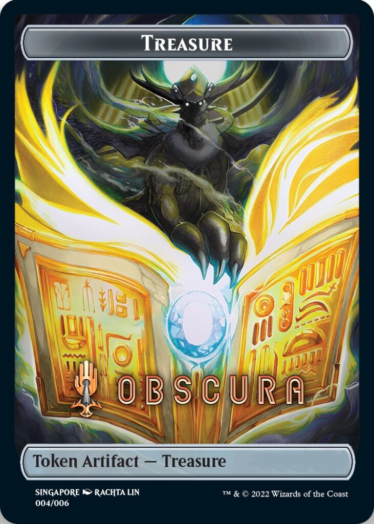 Treasure Token (Obscura) (Southeast Asia Artists) [Streets of New Capenna Tokens] | Pegasus Games WI