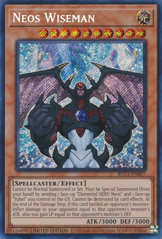 Neos Wiseman [BLC1-EN007] Secret Rare | Pegasus Games WI