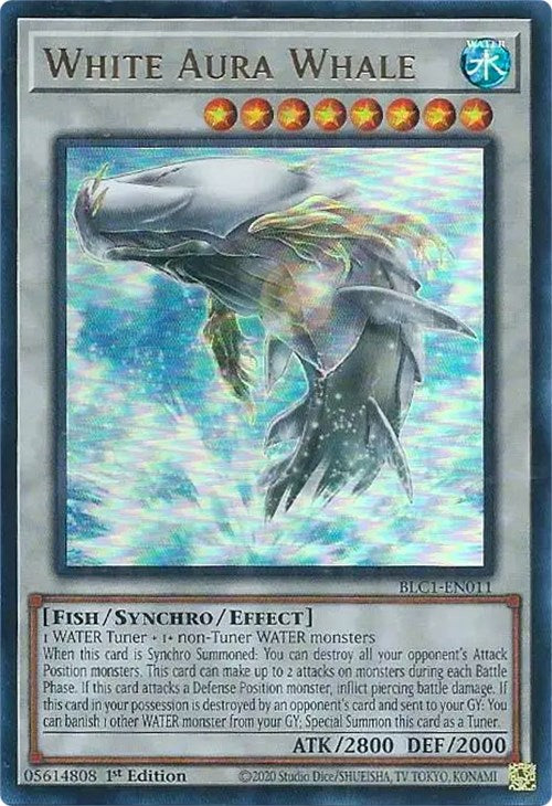 White Aura Whale [BLC1-EN011] Ultra Rare | Pegasus Games WI