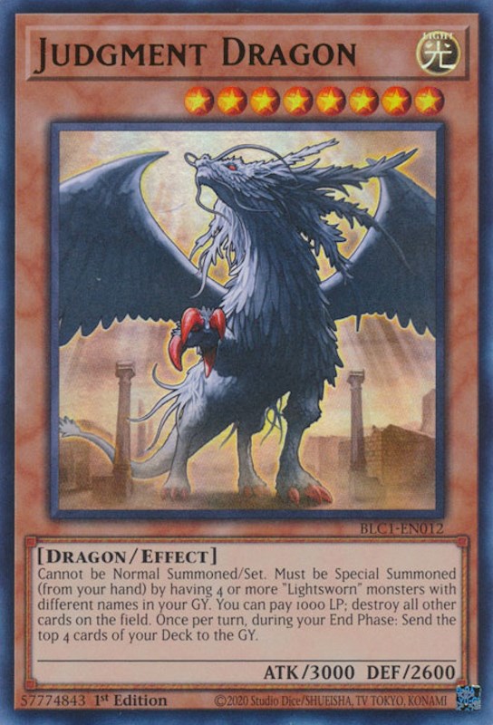 Judgment Dragon [BLC1-EN012] Ultra Rare | Pegasus Games WI