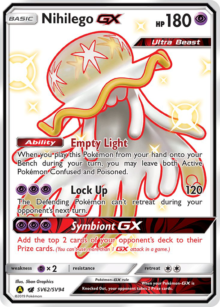 Nihilego GX (SV62/SV94) [Sun & Moon: Hidden Fates - Shiny Vault] | Pegasus Games WI