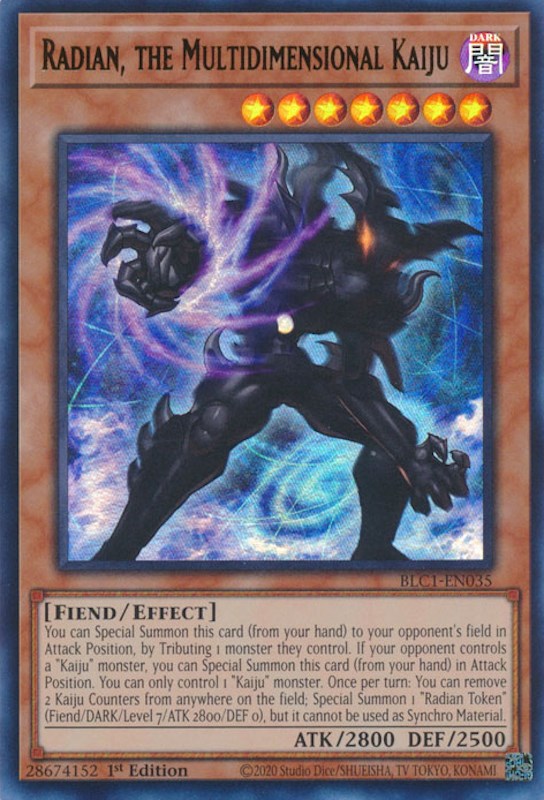 Radian, the Multidimensional Kaiju [BLC1-EN035] Ultra Rare | Pegasus Games WI