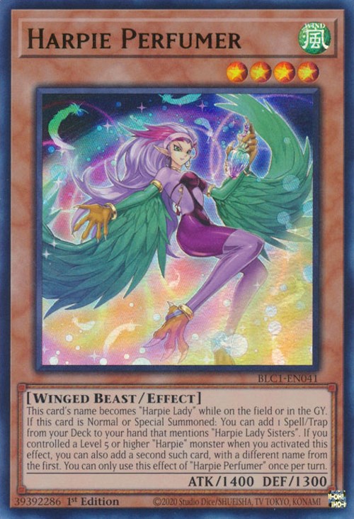 Harpie Perfumer [BLC1-EN041] Ultra Rare | Pegasus Games WI