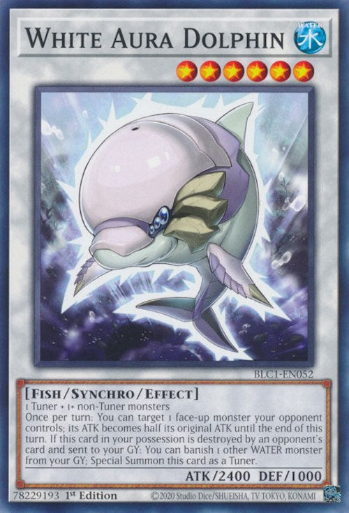 White Aura Dolphin [BLC1-EN052] Common | Pegasus Games WI