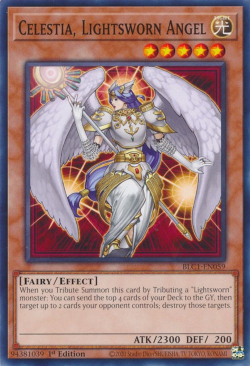 Celestia, Lightsworn Angel [BLC1-EN059] Common | Pegasus Games WI