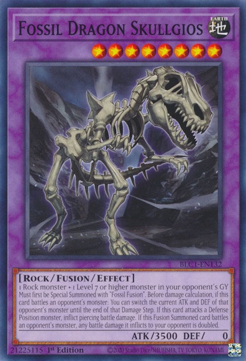 Fossil Dragon Skullgios [BLC1-EN132] Common | Pegasus Games WI