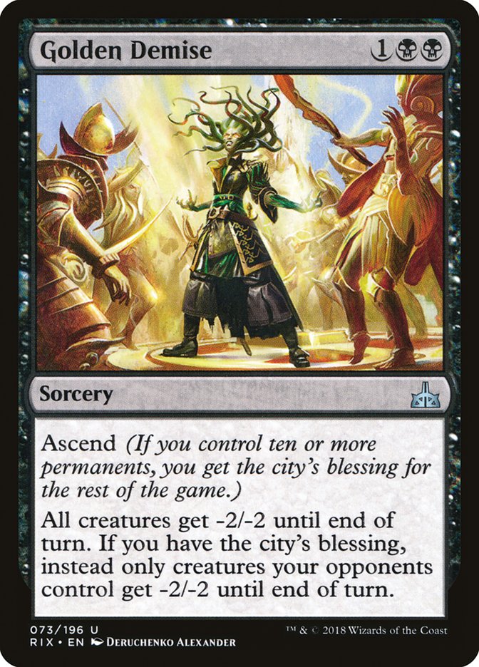 Golden Demise [Rivals of Ixalan] | Pegasus Games WI