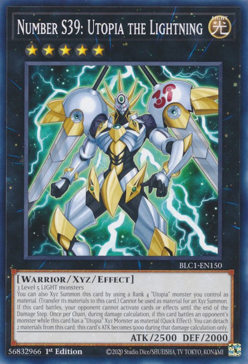 Number S39: Utopia the Lightning [BLC1-EN150] Common | Pegasus Games WI