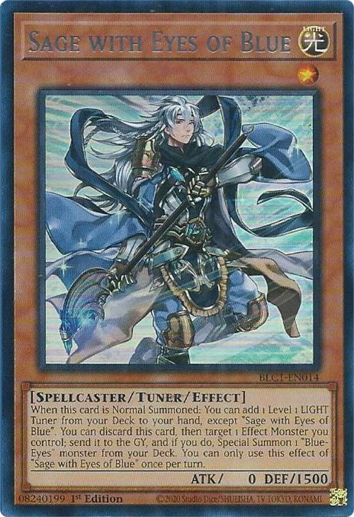 Sage with Eyes of Blue (Silver) [BLC1-EN014] Ultra Rare | Pegasus Games WI