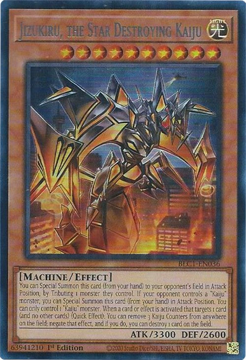 Jizukiru, the Star Destroying Kaiju (Silver) [BLC1-EN036] Ultra Rare | Pegasus Games WI