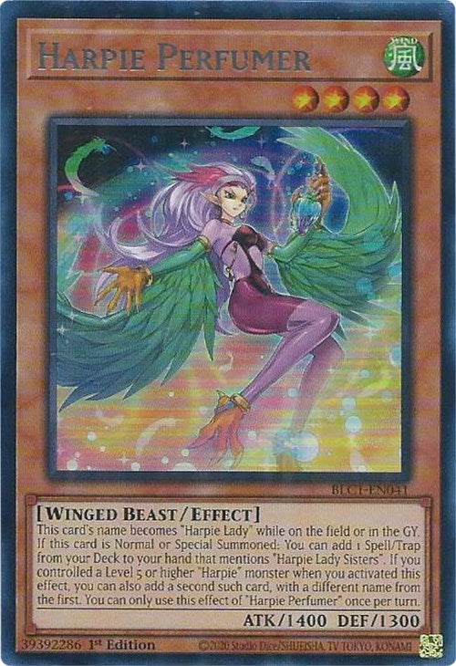 Harpie Perfumer (Silver) [BLC1-EN041] Ultra Rare | Pegasus Games WI