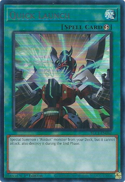 Quick Launch (Silver) [BLC1-EN042] Ultra Rare | Pegasus Games WI