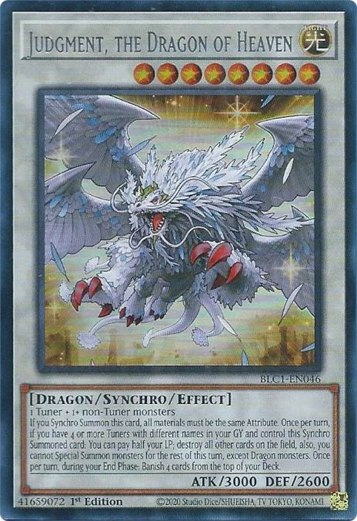 Judgment, the Dragon of Heaven (Silver) [BLC1-EN046] Ultra Rare | Pegasus Games WI