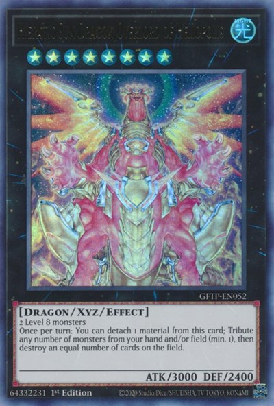 Hieratic Sun Dragon Overlord of Heliopolis [GFTP-EN052] Ultra rare | Pegasus Games WI