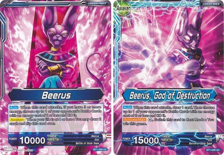 Beerus // Beerus, God of Destruction [BT1-029] | Pegasus Games WI
