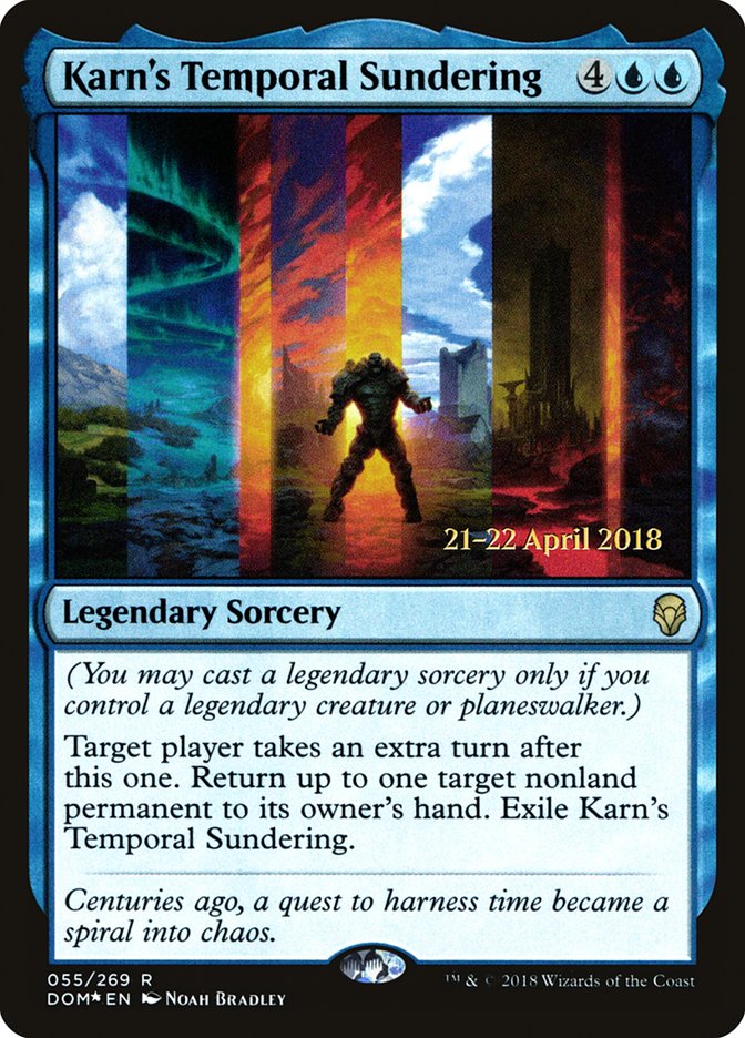 Karn's Temporal Sundering [Dominaria Prerelease Promos] | Pegasus Games WI