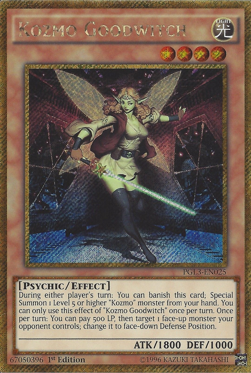 Kozmo Goodwitch [PGL3-EN025] Gold Secret Rare | Pegasus Games WI