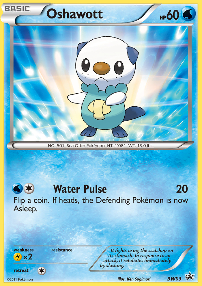 Oshawott (BW03) [Black & White: Black Star Promos] | Pegasus Games WI