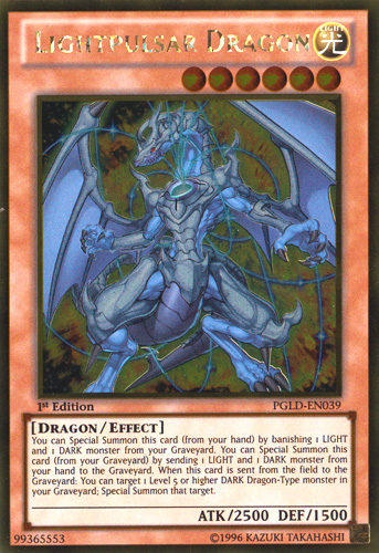 Lightpulsar Dragon [PGLD-EN039] Gold Rare | Pegasus Games WI