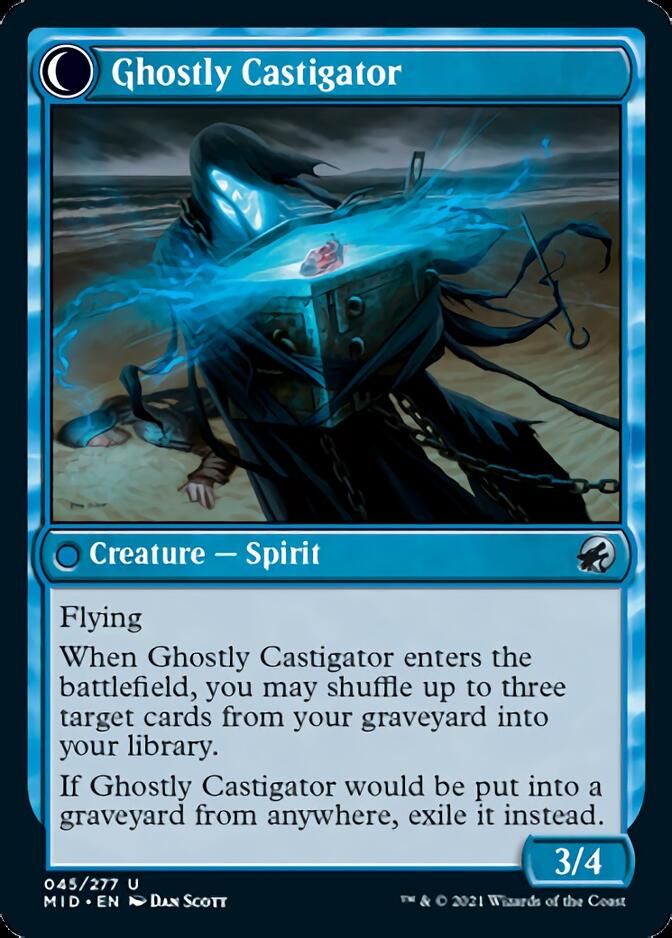 Covetous Castaway // Ghostly Castigator [Innistrad: Midnight Hunt] | Pegasus Games WI