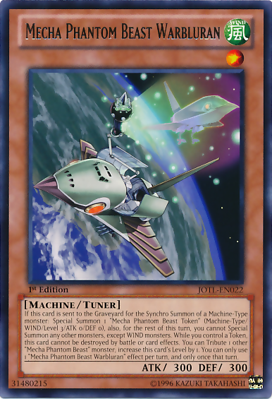 Mecha Phantom Beast Warbluran [JOTL-EN022] Rare | Pegasus Games WI