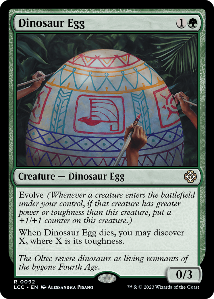 Dinosaur Egg [The Lost Caverns of Ixalan Commander] | Pegasus Games WI