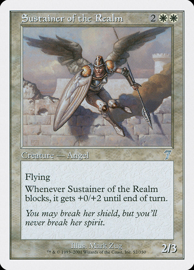 Sustainer of the Realm [Seventh Edition] | Pegasus Games WI