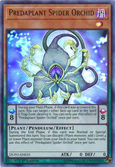 Predaplant Spider Orchid [DUPO-EN035] Ultra Rare | Pegasus Games WI